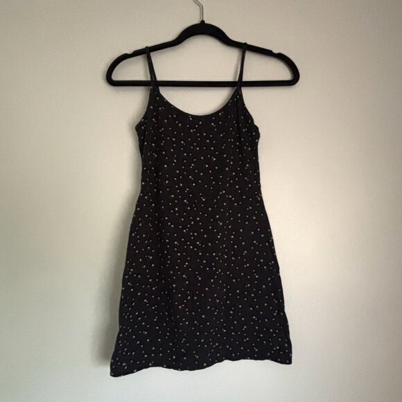 Brandy Melville Floral Cami Mini Dress Navy O/S - Picture 1 of 3